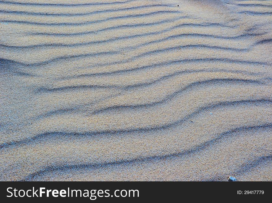 Sand on the beach of the Baltic Sea