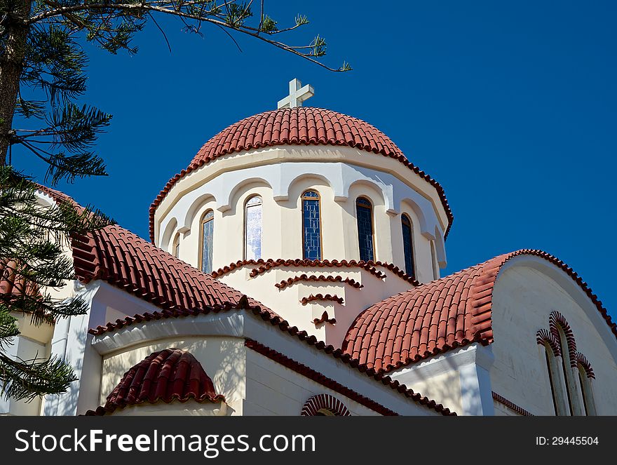 Greek Christian churches have an interesting, unique architecture, but strictly obey the Christian canon of construction.