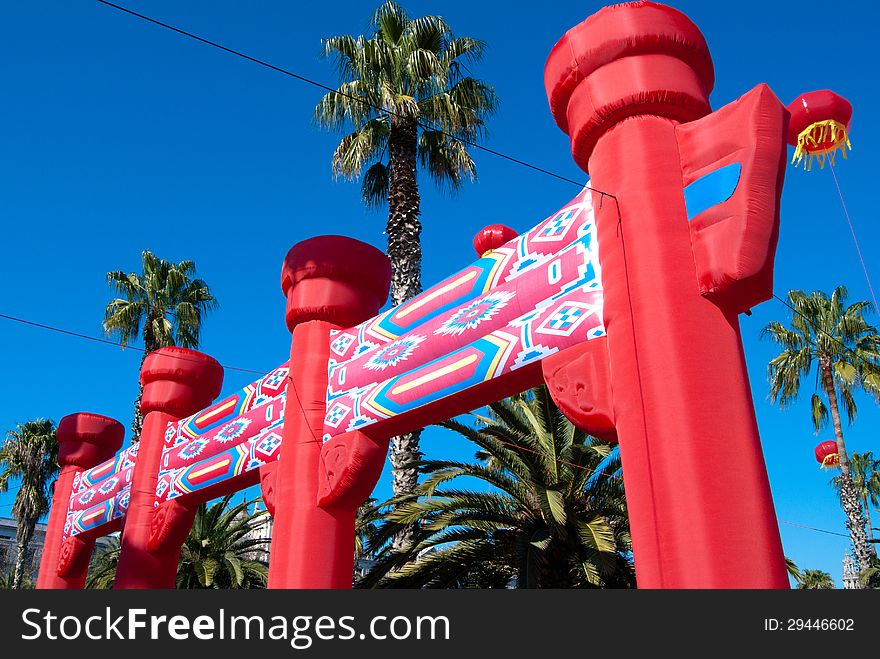 Celebration of the Chinese New Year in Barcelona