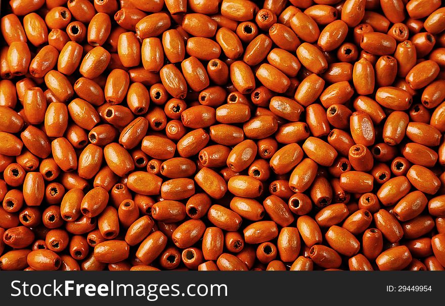 Texture of small orange beads ,suitable for backgrounds
