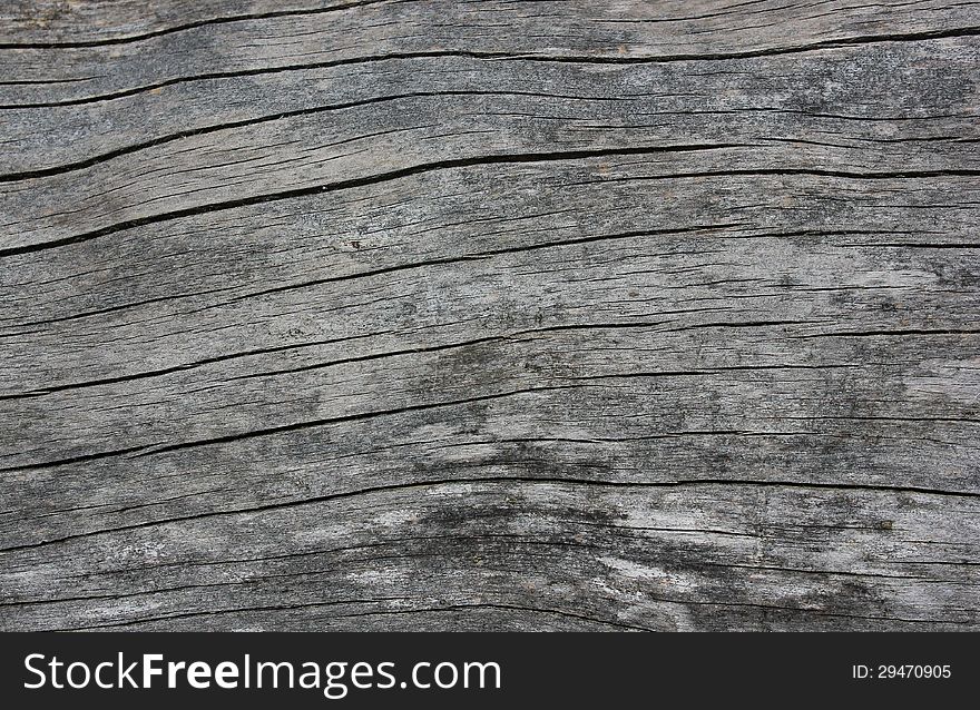 Weather-beaten wood surface - closeup view. Weather-beaten wood surface - closeup view