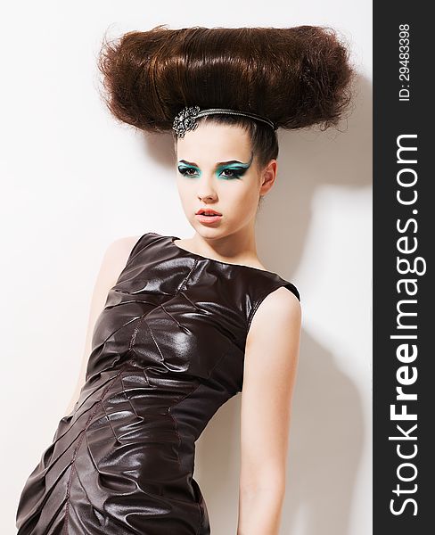 Creative Concept. Fancy Professional Coiffure. Creative Concept. Fancy Professional Coiffure