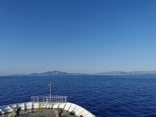 View From Ferry Over Zakynthos Island, Greece Stock Image View From Ferry Over Zakynthos Island, Greece Stock Image