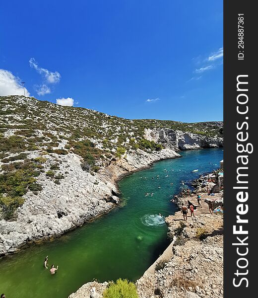 Porto Limnionas Bay, Zakynthos Island, Greece