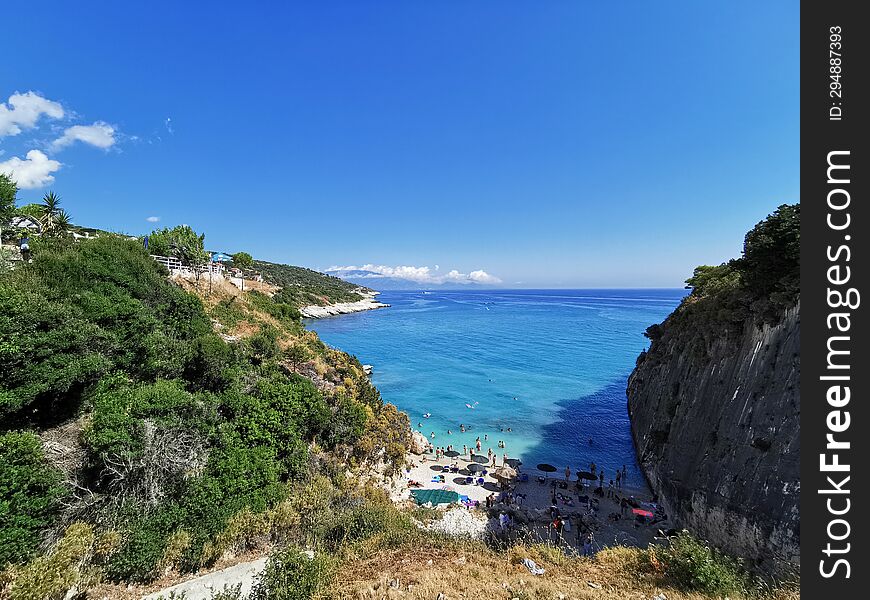 Xigia Sulphur Beach Zakynthos, Greece