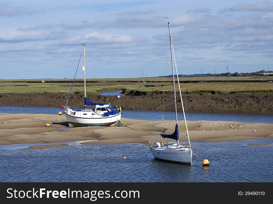 Blakeny harbour at low tide