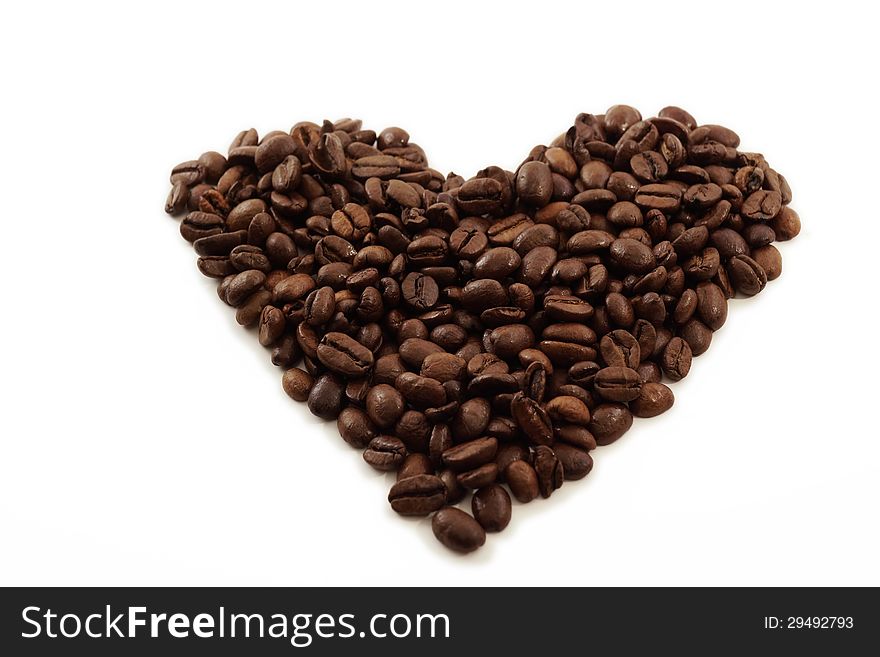 Heart Of Coffee Beans