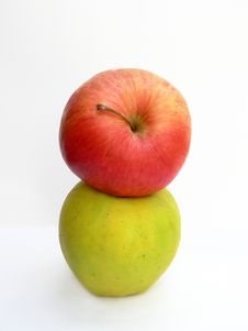 Green And Red Apples Stock Images