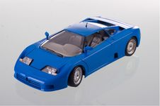 Blue Car With Reflection. Royalty Free Stock Image