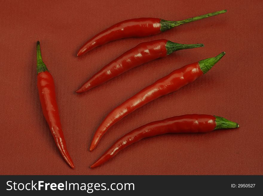 Chilli peppers, red, hot, vegetable. Chilli peppers, red, hot, vegetable