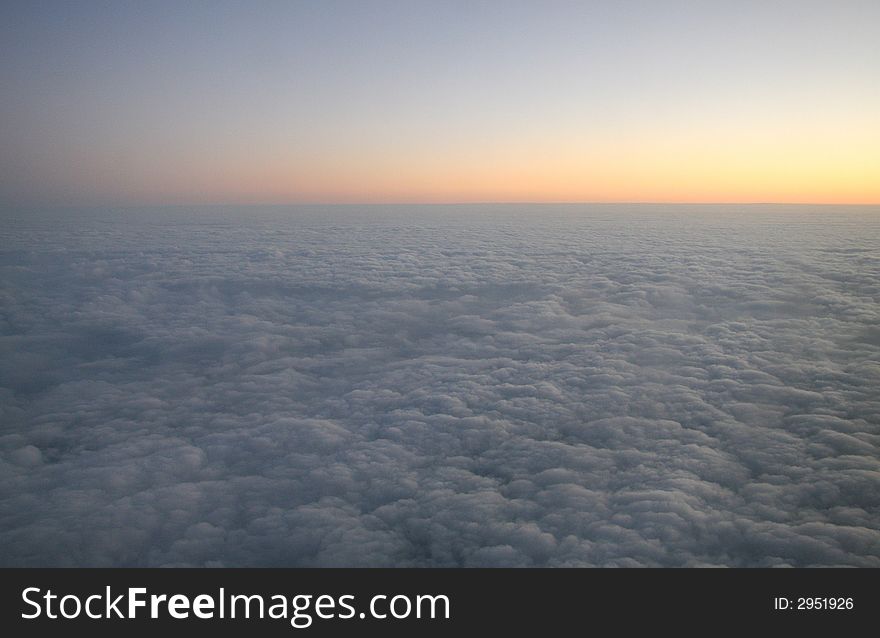 Surreal picture ablove the clouds. Surreal picture ablove the clouds