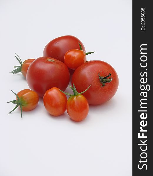 A collection of cherry and grape tomatoes