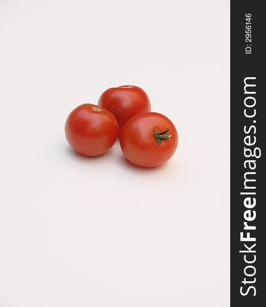 A collection of cherry tomatoes.