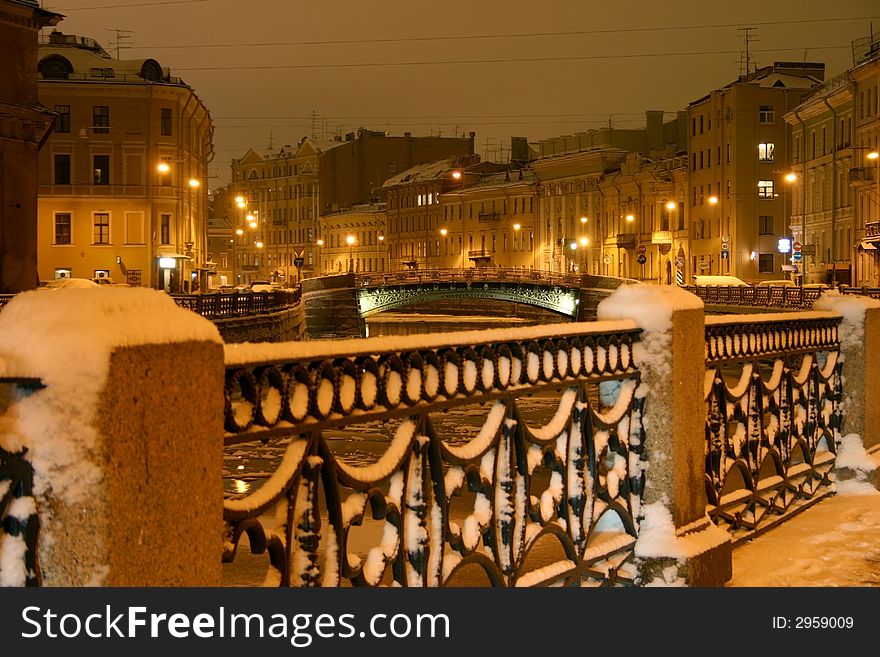Russia.  Saint-Petersburg. Moyka river
