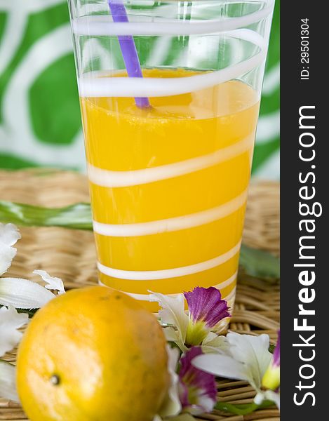 Fresh orange juice