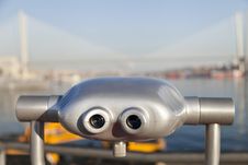 Tourist Telescope Royalty Free Stock Image Tourist Telescope Royalty Free Stock Image
