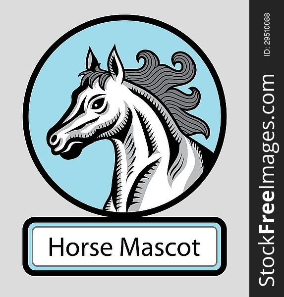 Horse head with comic style and color. Good use for mascot or any design you want. Easy to edit. Horse head with comic style and color. Good use for mascot or any design you want. Easy to edit.