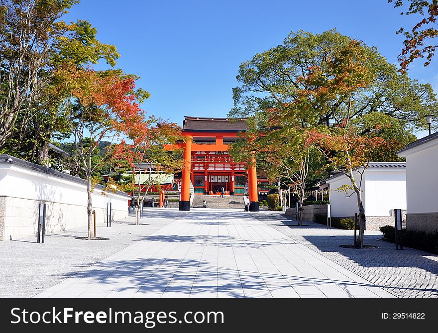 Fushimi Inari Shrine At Kyoto - Japan