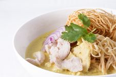 Khao Soi , Curry Noodles , Thai Food Royalty Free Stock Photography Khao Soi , Curry Noodles , Thai Food Royalty Free Stock Photography