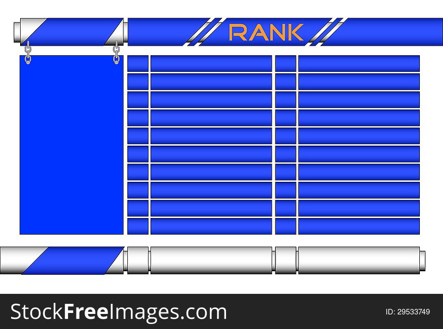 Model to draft ranking ready for use. Ideal for sport infographics or presentations. This is blue version. Ready to use with your background. Model to draft ranking ready for use. Ideal for sport infographics or presentations. This is blue version. Ready to use with your background.