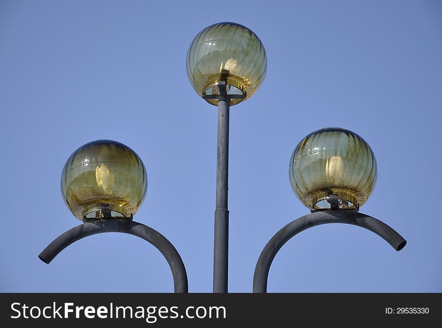 Park lantern in the Park Alexandria. Park lantern in the Park Alexandria