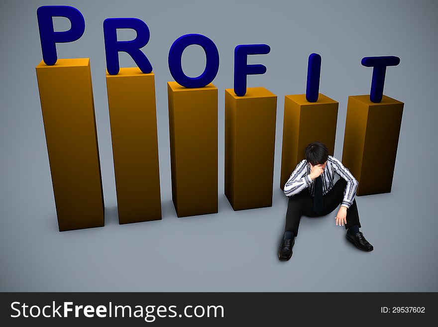 Lost In Profit Concept