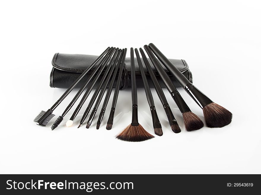 Professional make up brushes set