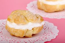 Cream Puff Pastry Royalty Free Stock Image