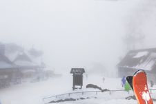 Ski Station In Polish Mountain. Stock Images