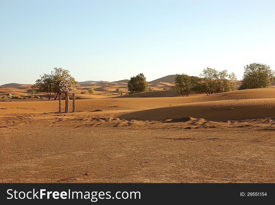 Sand Dunes of Erg Chebbi in the Sahara Desert, Morocco