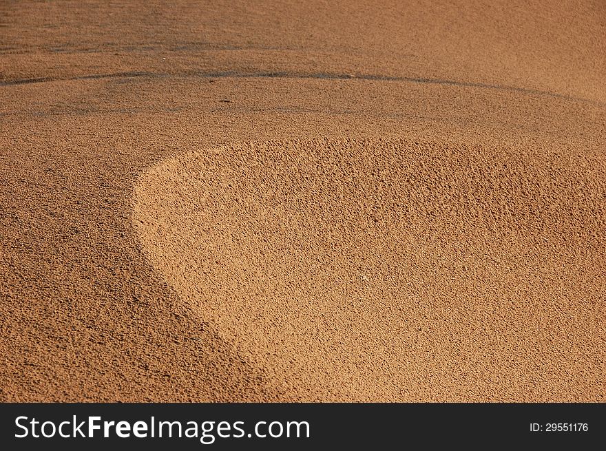 Wet Sand Dune of Erg Chebbi in the Sahara Desert, Morocco. Wet Sand Dune of Erg Chebbi in the Sahara Desert, Morocco