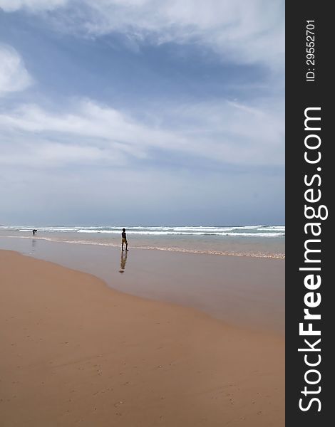 A beach in Senegal, west africa. A beach in Senegal, west africa.