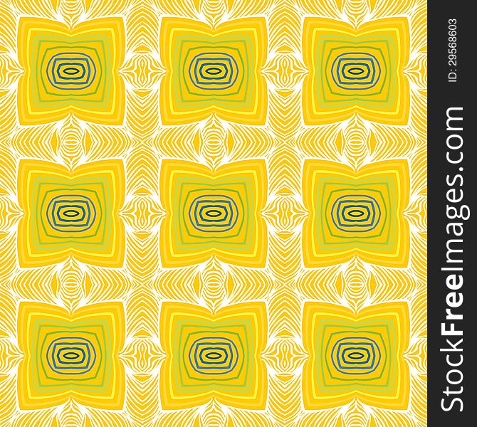 Geometric sixties wallpaper design