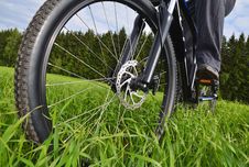 Mountain Bike In Countryside Royalty Free Stock Images Mountain Bike In Countryside Royalty Free Stock Images