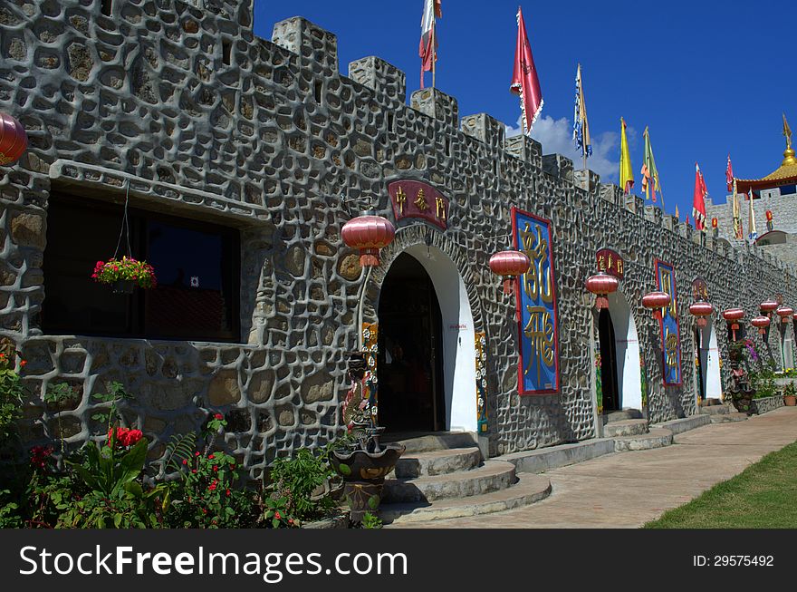 The Chinese model at Pai ,Mae Hong Son Province. The Chinese model at Pai ,Mae Hong Son Province.