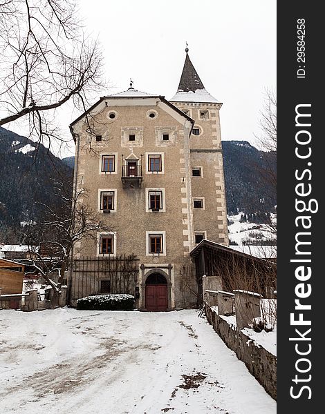 Castle of Villa Ottone in Val Pusteria. Castle of Villa Ottone in Val Pusteria