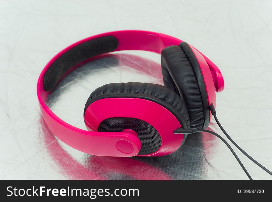 Pink Headphone