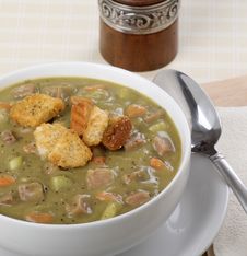 Pea Soup Royalty Free Stock Photography Pea Soup Royalty Free Stock Photography