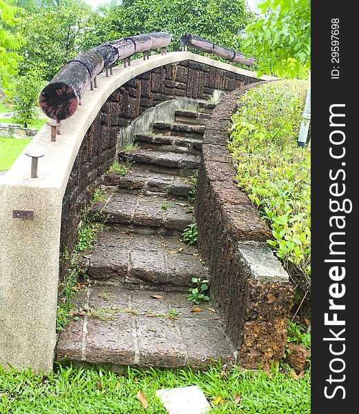 Garden Path made of Stones. Garden Path made of Stones