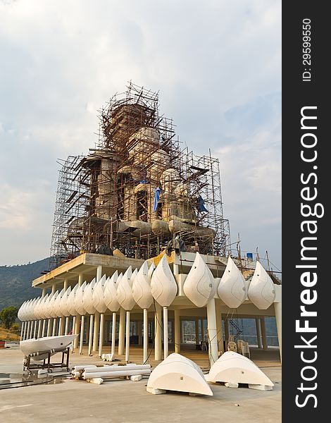 Buddha Statue Construction.