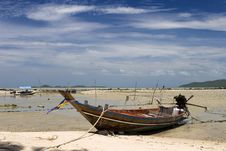 Fishing Boat At The Thailand Royalty Free Stock Photography Fishing Boat At The Thailand Royalty Free Stock Photography