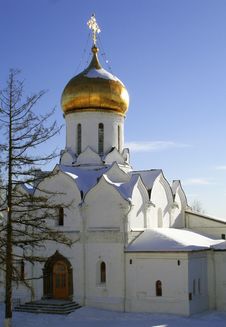 Winter Church Stock Image Winter Church Stock Image