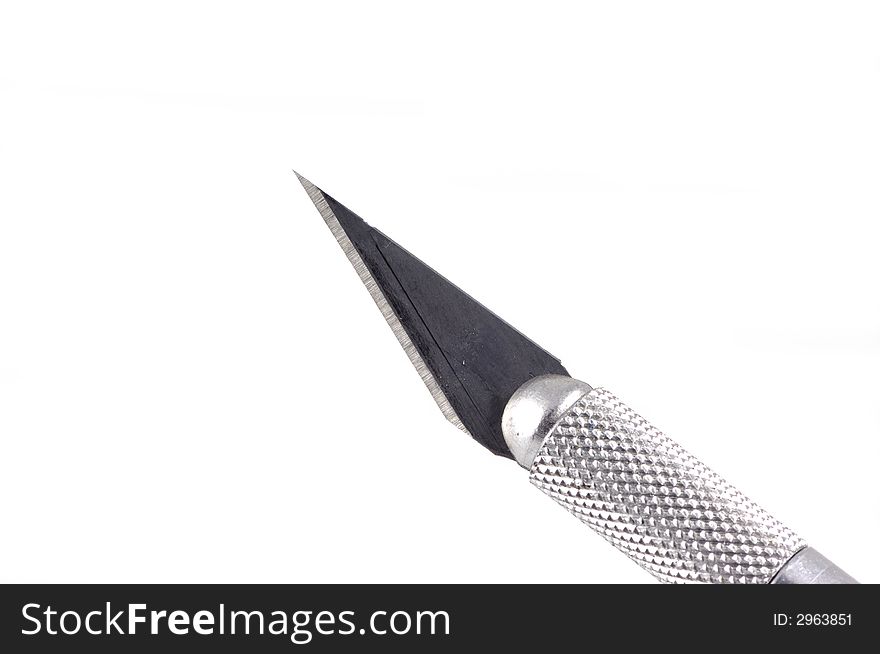 Sharp knife for crafts and graphic arts. Sharp knife for crafts and graphic arts.