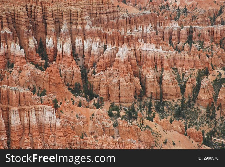 A view of Bryce Canyon in southern Utah.