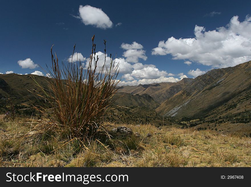 Peruvian landscape, Cordillera Blanca, Andes. Peruvian landscape, Cordillera Blanca, Andes