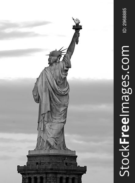 The Statue of Liberty -  from the Liberty State Park