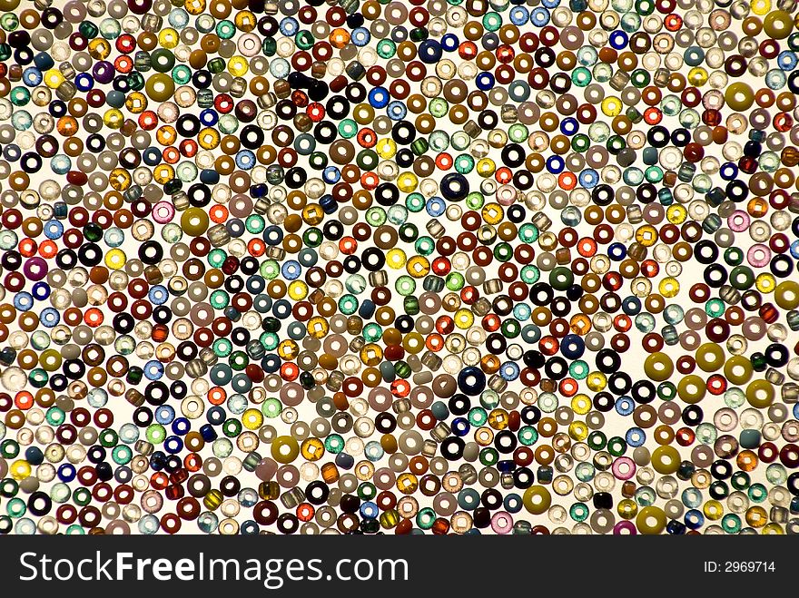 Background picture with colour beads. Background picture with colour beads