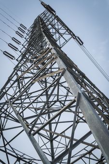A High- Voltage Tower Stock Photography A High- Voltage Tower Stock Photography
