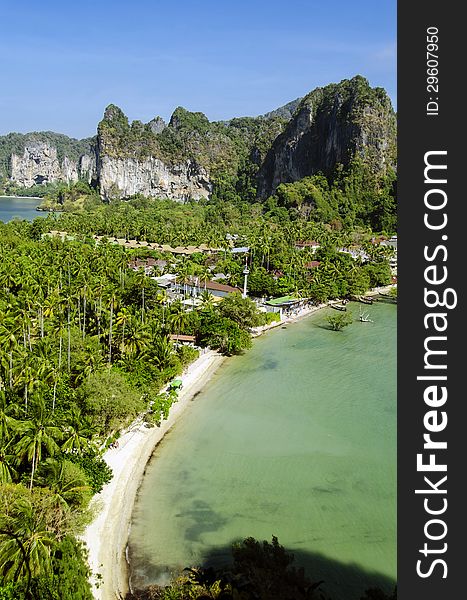 Railay peninsula from the viewpoint