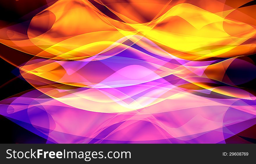 3d design. Abstract background and different colors